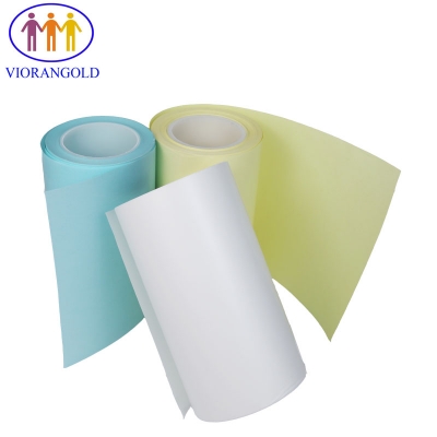 Glassine release paper,60-120g/㎡, Blue/White, with silicon oil use for Stickers Liner