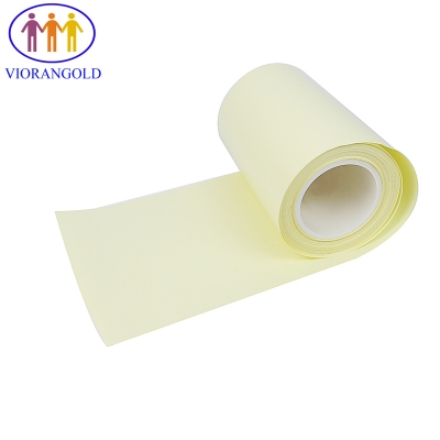 PE淋纸离型纸，60-140g/㎡，黄色，硅油离型纸，用于胶带底部离型纸