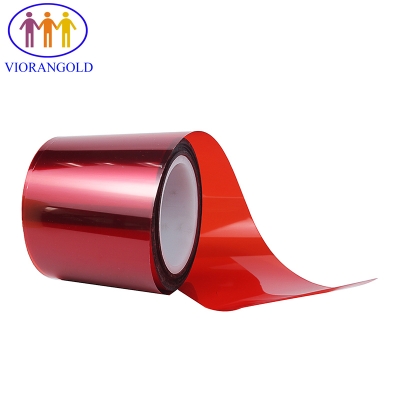 PET Protective Film, 25um-125um,Red, with Acrylic Adhesive for Electronic Equipment Protecting