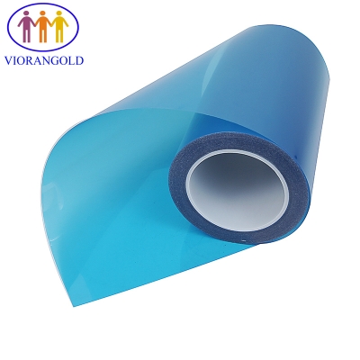 PET Protective Film, 25um-125um,Blue, with Acrylic Adhesive for Glass Plastic Screen Protecting