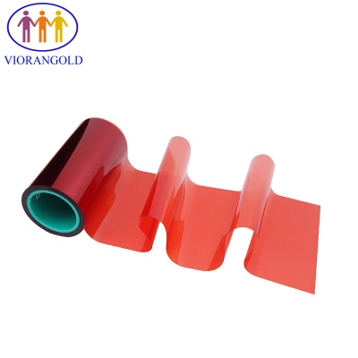 PET Release Film, 25um-125um, Red, with silicon oil for Electronic Industry